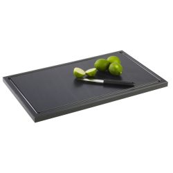 APS, APS Schneidebrett -BAR- 50 x 30 cm, H: 2 cm; 50x30x2 cm (LxBxH); schwarz