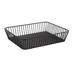 APS GN 1/2 Korb URBAN; GN 1/2, 32.5x26.5x7.5 cm (LxBxH); schwarz; rechteckig