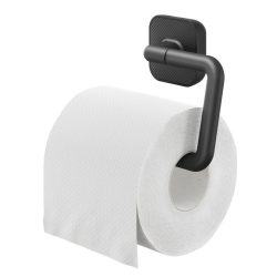 TIGER Carv Toilettenpapierhalter ohne Deckel; 4x10.2x4 cm (LxHxT); schwarz