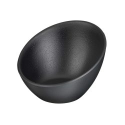 APS Schale ZEN, Melamin, schräg; 150 ml, 12.5x8.5 cm (ØxH); schwarz; rund