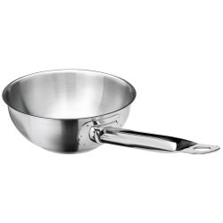 VEGA Sauteuse Professional ohne Deckel; 1200 ml, 16x7 cm (ØxH); silber; konisch