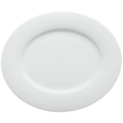 VEGA Platte Pallais oval; 27x23x2.5 cm (LxBxH); weiss; oval; 4 Stück / Pack
