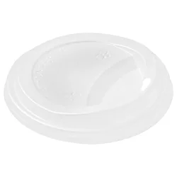 DUNI Deckel für Zuckerrohr-Trinkbecher Eco IV; 9.3x1.9 cm (ØxH); weiss; 75 Stück / Pack