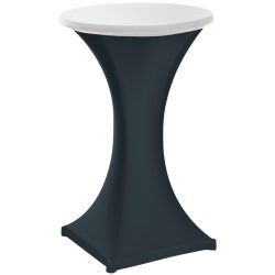 ERWIN M. Tischplattenüberzug Stehtisch Grace; 70 cm (Ø); weiss; rund