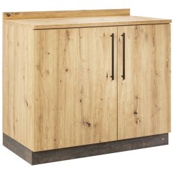 VEGA Servicestation Baristo Basic, mit Drehtüren; 110x61x99.5 cm (BxTxH); wildeiche, Griff schwarz