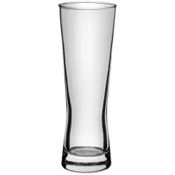 Borgonovo Weizenglas Monaco mit Eichstrich; 320 ml, 6.5x19 cm (ØxH); transparent; 0.25 l Eichstrich, 6 Stück / Pack