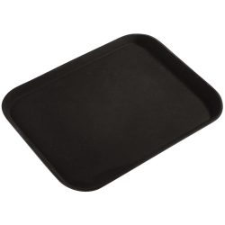 VEGA Tablett Fibra rechteckig; 46x35.5x1.8 cm (LxBxH); schwarz; rechteckig