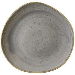 Churchill Teller flach Stonecast Peppercorn organisch; 28.6 cm (B); grau/braun; organisch; 12 Stück / Pack