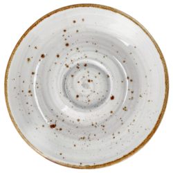 VEGA Espresso-Untertasse Nebro; 12.5x1.5 cm (ØxH); hellgrau; 6 Stück / Pack