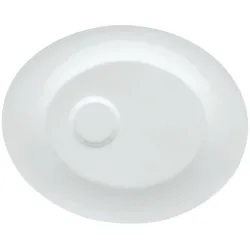 VEGA Kombi-Untertasse Pallais; 23.5x19 cm (LxB); weiss; oval; 6 Stück / Pack
