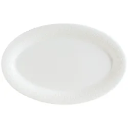 Bonna Platte oval Marlena; 22x14 cm (LxB); weiss; oval; 6 Stück / Pack
