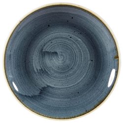Churchill Coupeteller flach Stonecast Blueberry; 16.5 cm (Ø); blau/braun; rund; 12 Stück / Pack