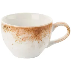 VEGA Espresso-Obertasse Purior; 100 ml, 6.5x4.5 cm (ØxH); weiss/braun; rund; 6 Stück / Pack
