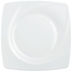 VEGA Teller flach Vilano; 23x23 cm (LxB); weiss; quadratisch; 6 Stück / Pack