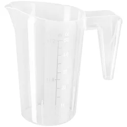 PULSIVA Messbecher mit Skala; 500 ml; weiss