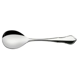 VEGA Servierlöffel Chippendale; 22.4 cm (L); silber, Griff silber