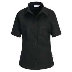 PULSIVA Damenbluse Bianca Halbarm; Kleidergrösse 36/38; schwarz