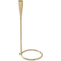 Kerzenhalter Babuna; 12x31 cm (ØxH); gold