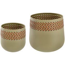 VEGA Übertopf-Set Abrama; 16x16 cm (ØxH); salbei