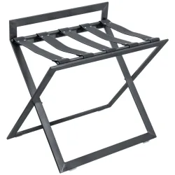 PULSIVA Kofferablage Bagagio pulverbeschichtet; 70x46x64.5 cm (BxTxH); schwarz