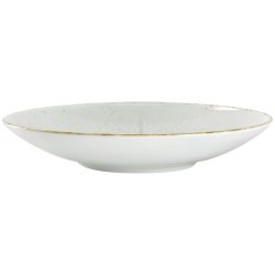 VEGA Teller tief Pianta; 1700 ml, 30x5.5 cm (ØxH); weiss/braun; rund; 6 Stück / Pack