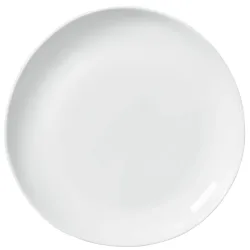 VEGA Teller flach Ovalize; 16x2.1 cm (ØxH); weiss; rund; 6 Stück / Pack