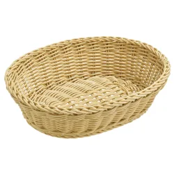 VEGA Korb Igato oval; 25x19x6.5 cm (LxBxH); beige; oval; 2 Stück / Pack