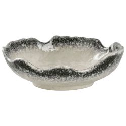VEGA Schale Nagoya unregelmässiger Rand; 180 ml, 16x5 cm (ØxH); weiss/grau; 4 Stück / Pack