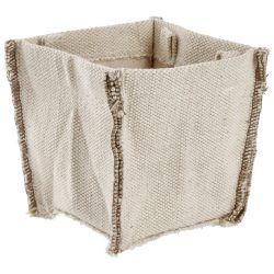Deko-Körbchen Dotta; 10x10x10 cm (LxBxH); natur; quadratisch