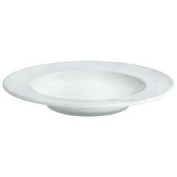 VEGA Teller tief Caju mit Fahne; 300 ml, 23 cm (Ø); weiss/grau; rund; 6 Stück / Pack