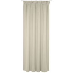 ERWIN M. Blickdichter Vorhang Opal; 132x175 cm (BxH); beige