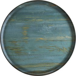 Bonna Pizzateller Madera Mint; 32 cm (Ø); türkis/braun/schwarz; rund; 6 Stück / Pack