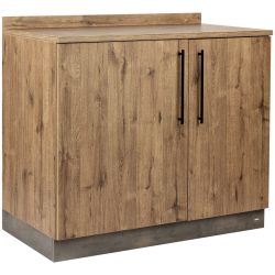 VEGA Servicestation Baristo Basic, mit Drehtüren; 110x61x99.5 cm (BxTxH); eiche antik, Griff schwarz
