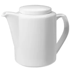VEGA Kaffeekanne Base mit Deckel; 650 ml, 10x16 cm (ØxH); weiss; rund; 4 Stück / Pack