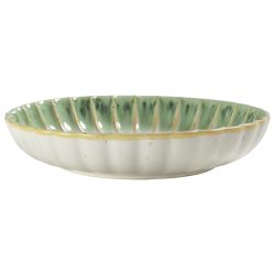 VEGA Teller tief Flora; 300 ml, 23x4.6 cm (ØxH); grün/beige; rund; 4 Stück / Pack