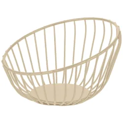 VEGA Obst- und Brotkorb Ciconia; 16x10 cm (ØxH); beige; rund