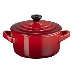 Le Creuset Mini Cocotte 10 cm; 250 ml, 10x5 cm (ØxH); dunkelrot; rund