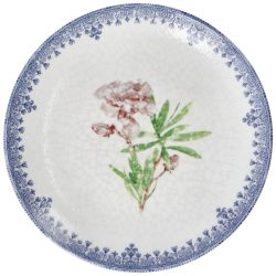 VEGA Teller flach  Nonna  mit Dekor; 24.5 cm (Ø); blau/weiss/rosé; rund; 6 Stück / Pack