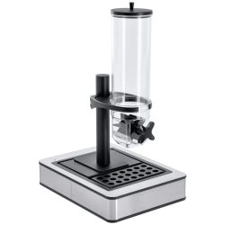 VEGA Müslispender Fundale einzeln, GN 1/2, Edelstahl; GN 1/2, 42.5x31.5x64.7 cm (LxBxH); edelstahl/weiss/transparent/schwarz; rechteckig
