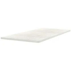 PULSIVA Tischplatte Sevelit rechteckig; 115x70 cm (LxB); weiss; rechteckig