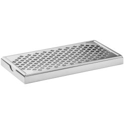 VEGA Tropfblech Sierra; 30x15x2.5 cm (LxBxH); silber