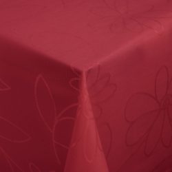 ERWIN M. Tischdecke Floralie eckig; 130x130 cm (BxL); burgund; quadratisch