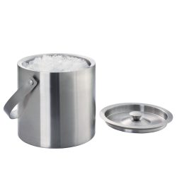 PULSIVA Eiseimer  Whisky; 15.5x15.5 cm (HxØ); silber