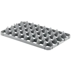 Ringoplast Fachwerkeinsatz Komfort Ø 6,7cm / oben; 60x40x6.2 cm (BxTxH); grau