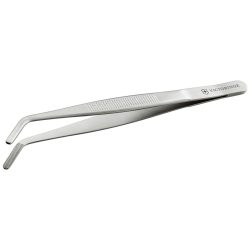 Victorinox Kochpinzette gebogen; 15.6x1.6 cm (LxB); silber