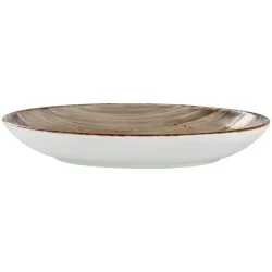 VEGA Teller tief Nebro oval; 800 ml, 27x20.5x4.2 cm (LxBxH); grau; oval; 6 Stück / Pack