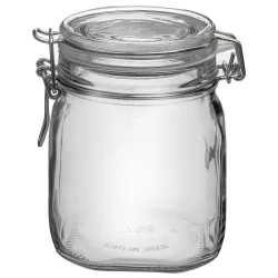 Bormioli Rocco Bügelverschlussglas Fido Herm; 750 ml, 13.1x13.6 cm (ØxH); transparent; 12 Stück / Pack