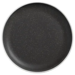VEGA Teller flach Ossori; 20 cm (Ø); dunkeltaupe; rund; 6 Stück / Pack