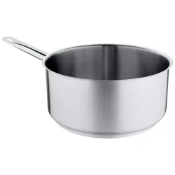 PULSIVA Stielkasserolle Chef hoch; 5000 ml, 24x11.5 cm (ØxH); silber