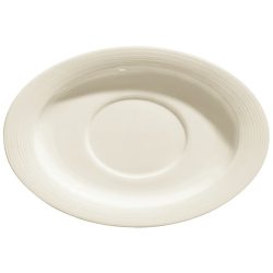 VEGA Sauciere Untere Skyline; 23.5x16 cm (LxB); cremeweiss; oval; 4 Stück / Pack